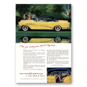 1955 Buick Roadmaster Print Ad | Swing Your Spirits Skyward