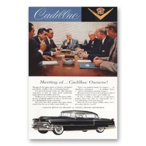 1955 Cadillac Print Ad | Cadillac Owners