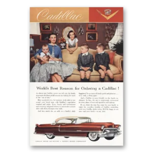 1955 Cadillac Print Ad | Ordering Cadillac