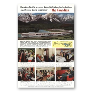1955 Canadian Pacific Print Ad | Canadian Route