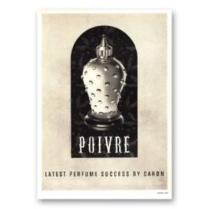 1955 Caron Poivre Perfume Print Ad | Perfume Success