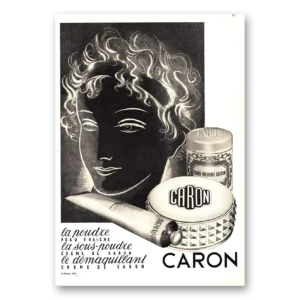 1955 Caron Perfume Print Ad | La Poudre