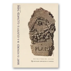 1955 Container Corporation of America Print Ad | Plato
