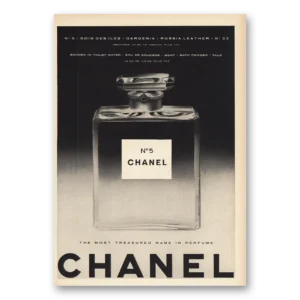 1955 Chanel No 5 Print Ad | Russia Leather