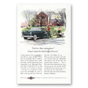 1955 Chevrolet Bel Air Print Ad | Springtime