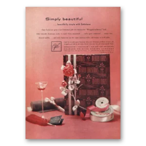 1955 Chicago Printed String Print Ad | Beautifully Simple