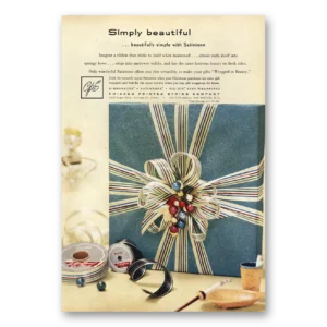 1955 Chicago Printed String Print Ad | Simply Beautiful