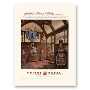 1955 Chivas Regal Print Ad | Armour Room