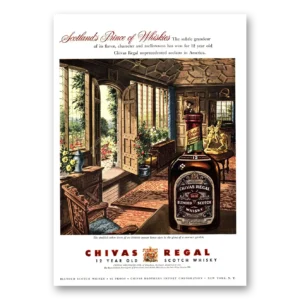 1955 Chivas Regal Print Ad | Prince Whiskies