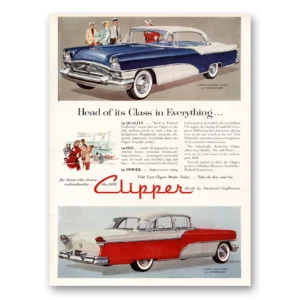 1955 Packard Clipper Print Ad | Head Its Class In Everything