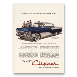1955 Packard Clipper Print Ad | Desire Individuality