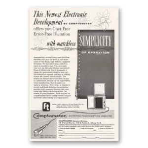 1955 Comptometer Print Ad | Electronic