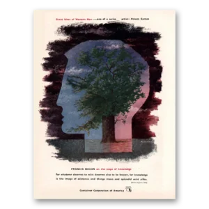1955 Container Corporation of America Print Ad | Francis Bacon