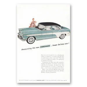 1955 DeSoto Print Ad | Coronado