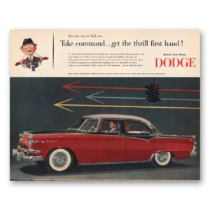 1955 Dodge Print Ad | Take Command