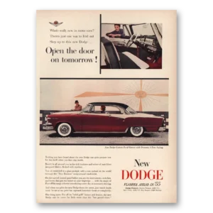 1955 Dodge Lancer Print Ad | Open The Door