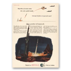 1954 Douglas Print Ad | Nike Product Of Teamwork