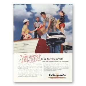 1955 Evinrude Print Ad | Fun Is Family Affair