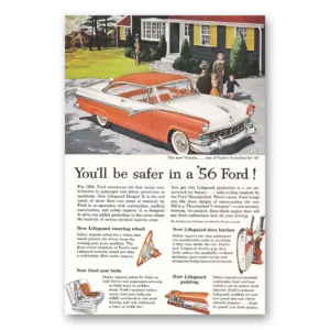 1955 Ford Victoria Print Ad | Be Safer