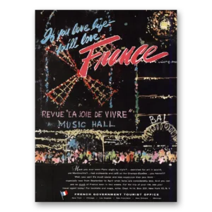 1955 France Print Ad | You Love Life