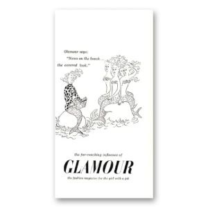 1955 Glamour Print Ad | Magazine News
