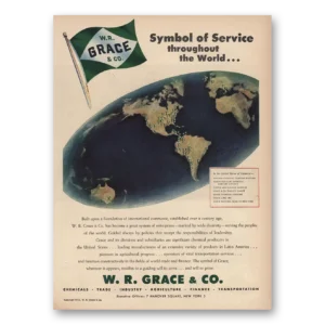 1955 Grace Line Print Ad | Symbol Service