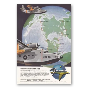 1955 Grumman Print Ad | Us Air Force