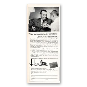 1955 Hamilton Watch Print Ad | Gee Whiz