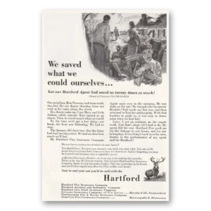 1955 Hartford Insurance Print Ad | We Saved
