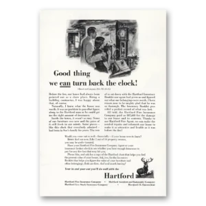 1955 Hartford Insurance Print Ad | Turn Back Clock