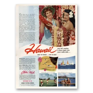 1955 Hawaii Print Ad | Tropic Isles