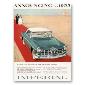 1954 Chrysler Imperial Print Ad | Car Reveals