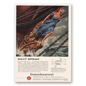 1955 Interchemical Print Ad | Salt Spray