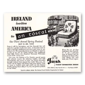 1955 Ireland Print Ad | Tostal