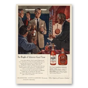 1955 Kentucky Tavern Whiskey Print Ad | Mere Glance