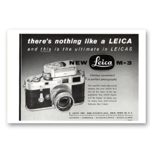 1955 Leica Cameras Print Ad | Ultimate