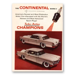 1955 Lincoln Continental Mark II Print Ad | Turbo Action