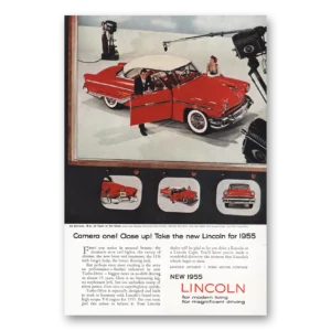 1955 Lincoln Capri Print Ad | Ed Sullivan