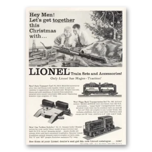 1955 Lionel Trains Print Ad | Christmas