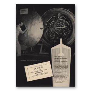 1955 Lockheed Print Ad | Long Range