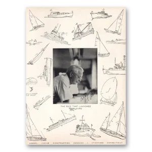 1955 Luders Marine Construction Print Ad | 992 Ships