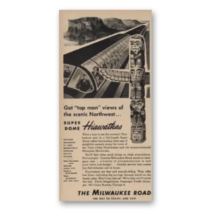 1955 Milwaukee Road Print Ad | Top Man Views
