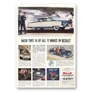 1955 Nash Statesman Print Ad | Tops 14