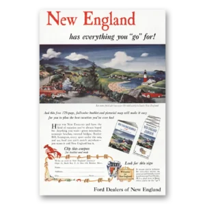 1955 Ford Print Ad | New England