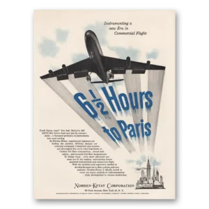 1955 Norden Ketay Print Ad | Commercial Flight