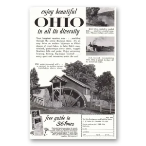 1955 Ohio Print Ad | Powered Mill