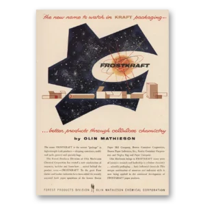 1955 Olin Mathieson Chemical Print Ad | Frostkraft