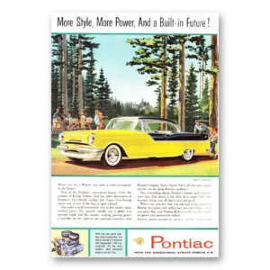 1955 Pontiac Catalina Print Ad | More Style