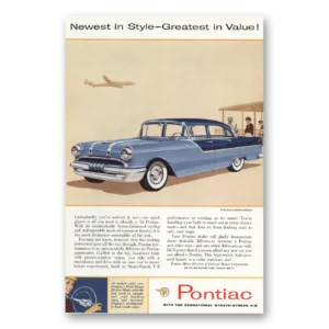 1955 Pontiac 870 Sedan Print Ad | Newest Style