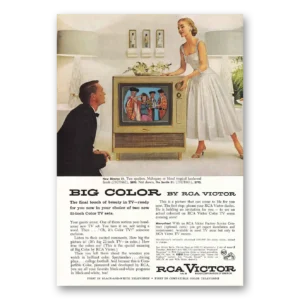 1955 RCA Victor Television Print Ad | New Director
